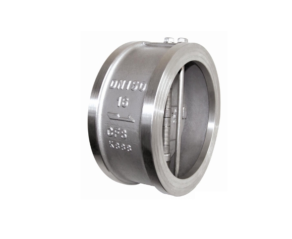 对夹式止回阀能水平安装吗?